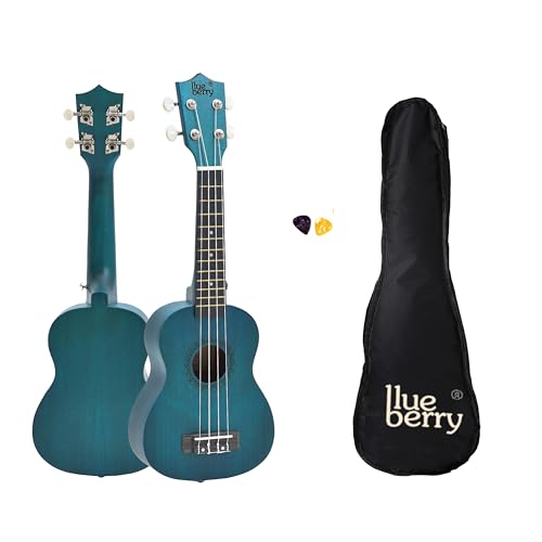 Blueberry UK-11 Soprano Ukulele 21 Inch Blue - Image 2