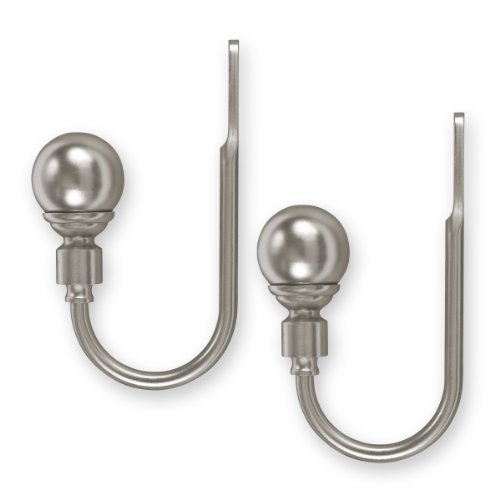 Source Global Unique Ball Holdbacks, Pewter, Set of 2
