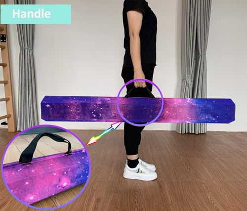 Image of Marfula 6 FT / 8 FT / 9 FT Folding Gymnastics Beam Foam Balance Floor Beam