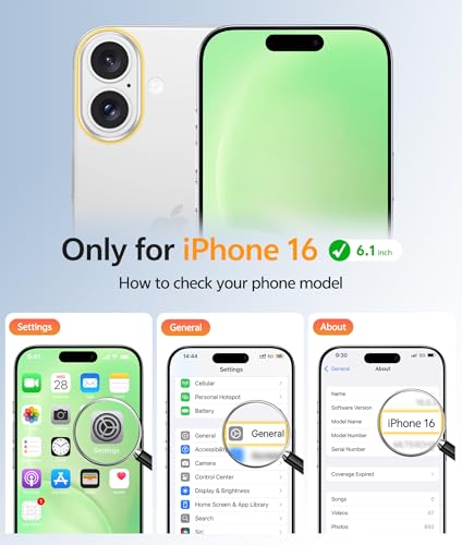 Image of FNTCASE for iPhone 16 Case: [Compatible with Magsafe] Translucent Matte Cases with [Full Camera Protection] [Screen Protector] Military Grade Shockproof Protective Phone Cover - Green
