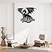 Custom Metal Dragon Wall Decor, Personalized Dragons Metal Signs,Custom Dragon Metal Sign with Family Name，Handmade Dragon Wall Art for Home, Dragon Gifts (Style A)