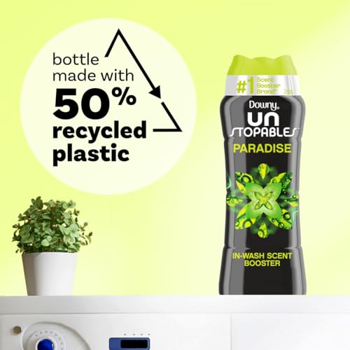 Image of Downy Unstopables In Wash Scent Booster Beads, Paradise Scent, 24 oz, Laundry Beads for Odor Protection, Downy Scent Booster Beads, Laundry Scent Boosters