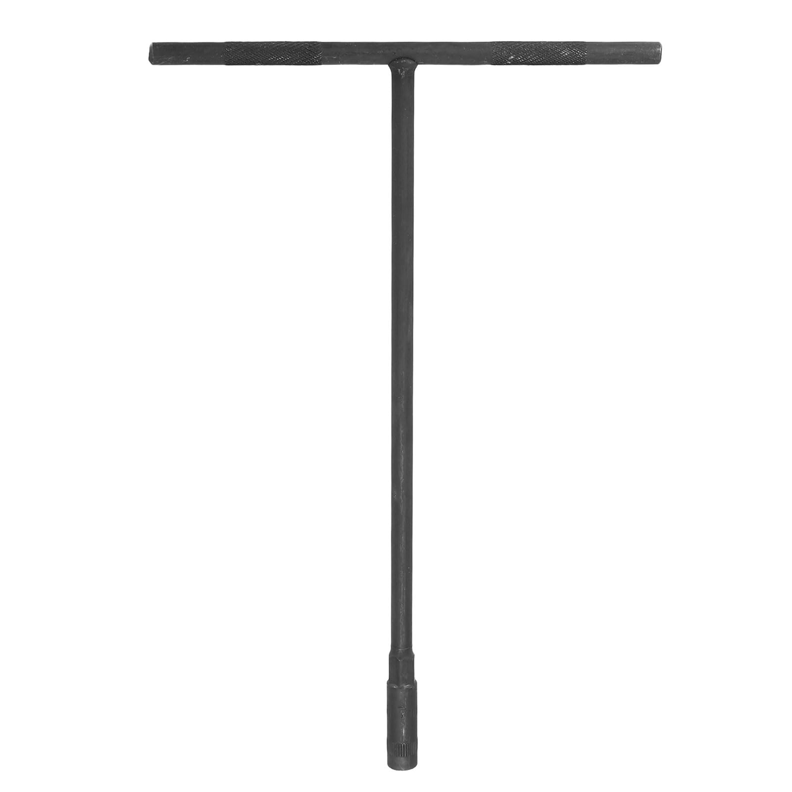 sourcing map T-Handle Wrench Socket 7mm Metric High Carbon Steel 6-Point Spanner Socket with Long Reach for Motorcycle Bicycle Car Repair, Gray-Black