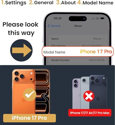 Image of Mr.Shield Screen Protector for iPhone 17 Pro, 9H Hardness Tempered Glass Screen Guard, Military Grade Shatterproof, Easy Installation Tray, HD Clarity, Case-Friendly [2 Pack]