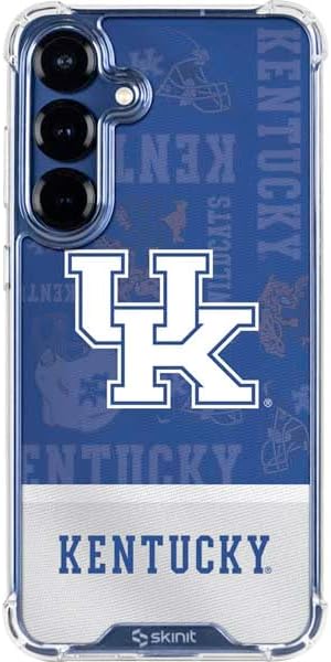 Skinit Clear Phone Case Compatible with Galaxy S25 - Officially Licensed University of Kentucky Wildcats Design
