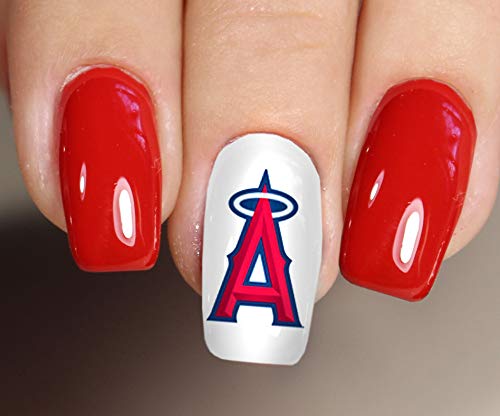 Los Angeles Baseball Waterslide Nail Art Decals - Salon Quality #TOP10