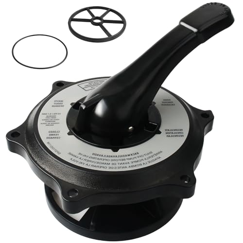 SPX0710XBA17 Key Cover and Handle Assembly for Hayward Multiport Valve Replacement Pool Sand Filter Pump Parts Compatible with 1 1/2 Vari-Flo Valves SP0710 SP0710X SP0711 SP0712 with Gasket