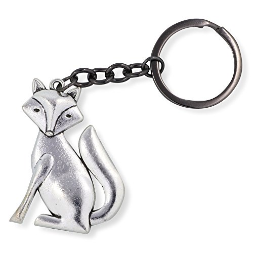 Emerald Park Jewelry Fox Keychain | Fox Charm Key Ring