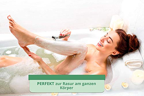 Foto von RawSilix | Premium Rasierhobel inkl. 20 extra Klingen | Bambus Nassrasierer Herren & Frauen | Umweltfreundlich | 1 Kauf pflanzt 1 Baum | ZEROWASTE