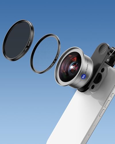 32X Macro Lens Kit for iPhone - 40-90MM PRO Super Lens With 52MM CPL and Starlight Filters - 3 in 1 Phone Camera Kit for Samsung Android Smartphone