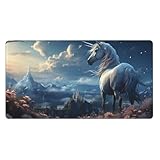 TAPIS DE SOURIS XXL GAMING : 500x250X3MM, portable, ultra fin et facile à transporter avec seulement 3 mm d'épaisseur pour économiser de l'espace.