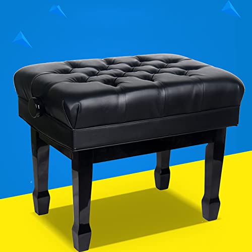 TEmkin Banc de Piano en Cuir de Luxe, Tabouret de Piano Solo à Hauteur réglable avec Grande boîte de Rangement, Banc de Clavier, Tabouret de vanité, 65 x 45 x 45-55 cm, Noir - Les Beatles, Paul McCartney, John Lennon, RIngo Starr, George Harrison TEmkin Banc de Piano en Cuir de Luxe, Tabouret de Piano Solo à Hauteur réglable avec Grande boîte de Rangement, Banc de Clavier, Tabouret de vanité, 65 x 45 x 45-55 cm, Noir – Image 7