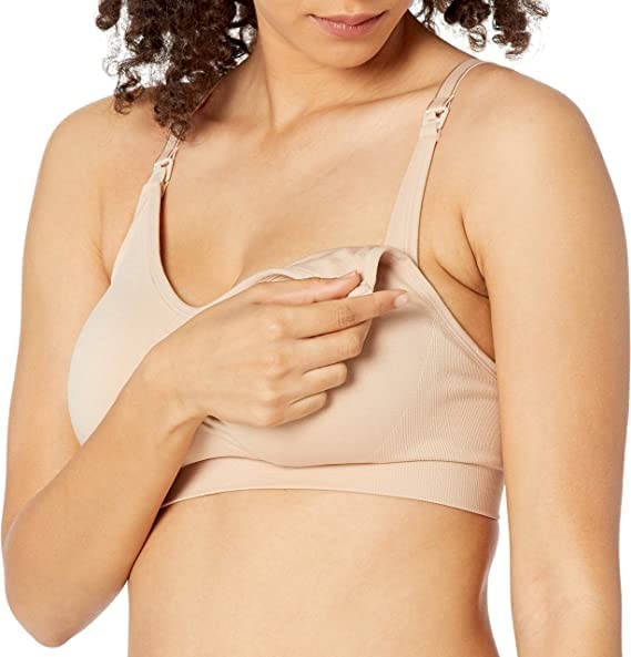 Non-Wired Maternity Nursing Bra – Comfortable Post-Pregnancy Feeding Bra for Easy Breastfeeding-image-47
