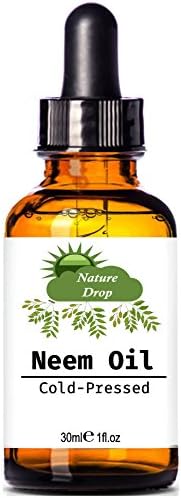 Nature Drop's Neem Oil - Nutrient Rich Oil For Hair, Skin & Nails - A Natural Beauty Treatment 1 fl oz