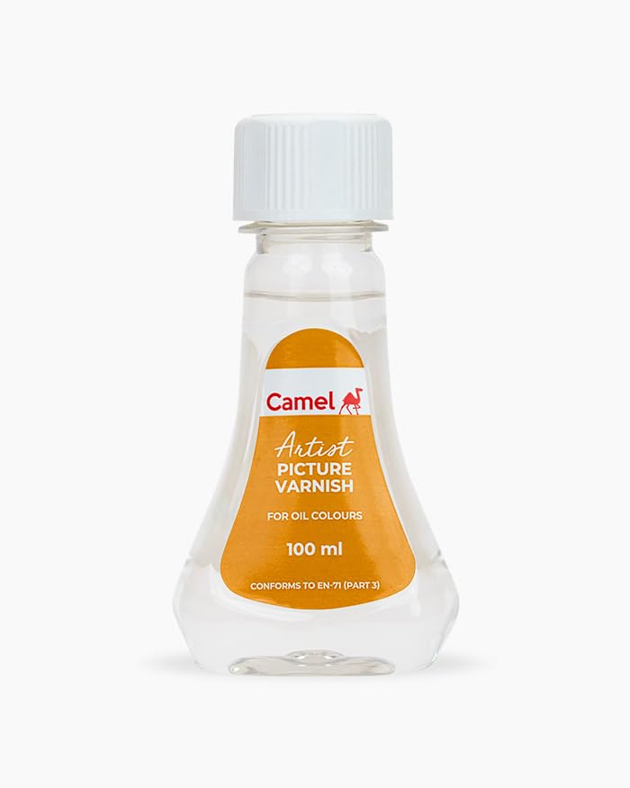 Image of Camel Picture Varnish 100 ml | Protective Final Coat for Oil Paintings | Transparent Gloss Finish | Art Preservation Medium