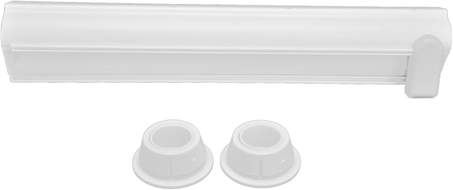 Plastic Wrap Dispenser, Cling Wrap Dispenser Refillable Plastic Wrap Dispenser with Slide Cutter Food Wrap Dispenser for Home Kitchen Cutting