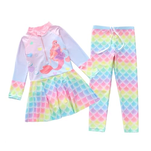 Maillot de bain fille 6 mois 9 ans ensemble surf natation avec short