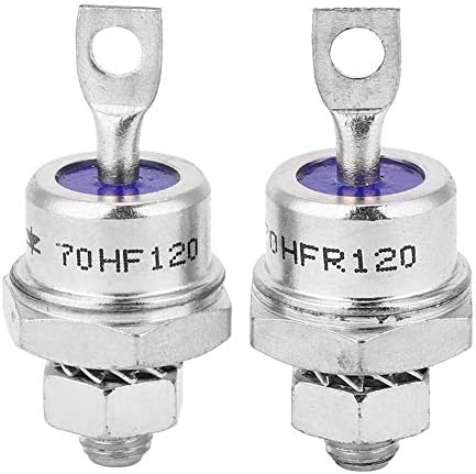 Rectifier Diode 5Pcs 70HFR120 5Pcs 70HF120 Spiral Rectifier Module Forward/Reverse Polarity Rectifier for Charging Batteries and Converter