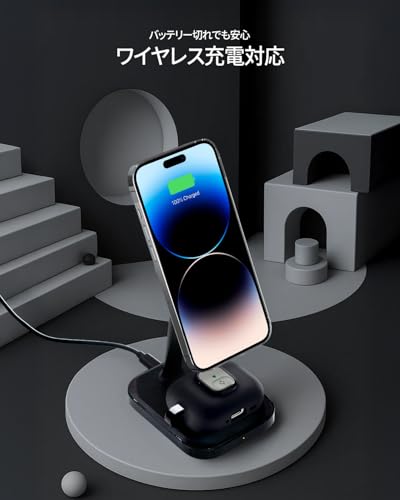 Spigen AirPods Pro 3 ケース ACS10133 (ブラック・セサミ) の商品画像 3