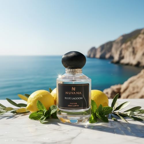 Image of Blue Lagoon Luxury Parfum | Premium Aquatic Fresh Fragrance | Eau de Parfum 100ml | Long Lasting | Unisex | Ideal for Daily Use, Gym & Summer Use | Fresh Perfume
