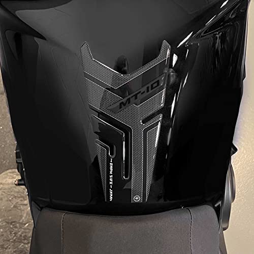 labelbike - Autocollant 3D Moto Réservoir Protection et Décoration en Résine Compatible avec Yamaha MT-10 2022-2023 - Couleur Gris