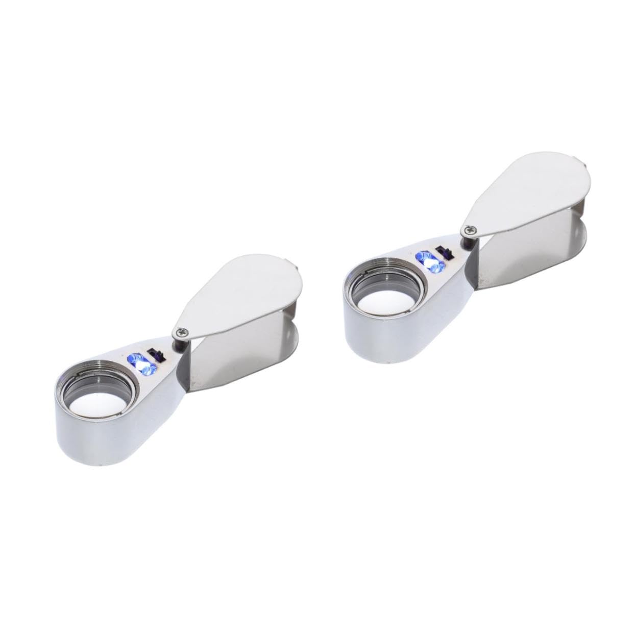 Loupe portable grossissante Healvian avec detecteur faux billets UV et lunettes legeres LED