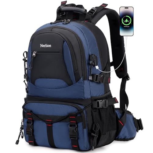 Nerlion 40L Hiking Backpack Travel Backpack for Men Women Ca...