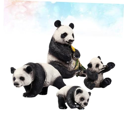 Figurines de pandas réalistes en plastique modèles éducatifs Milisten 4 pièces - 7