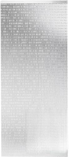 Kobolo Perlenvorhang Diamonds 100x230cm, durchsichtiger Türvorhang mit 80 Strängen je 0,9cm, luftiger Fadenvorhang als Insektenschutz und Raumteiler, Deko-Schnurvorhang für Balkon & Terrasse