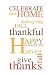 Ideal Home Range 16 Count Paper Guest Towel Napkins, Celebrate our Home