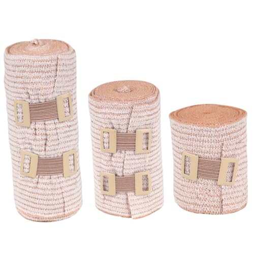 HAPINARY 3pcs Elastic Compression Wraps for Legs Elastic Sports Tape Tape Tape Foot Tape Compression Elastic Fibers