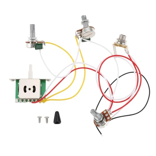 Câblage pré-câblé 5 voies guitare électrique Stratocaster pots 500K
