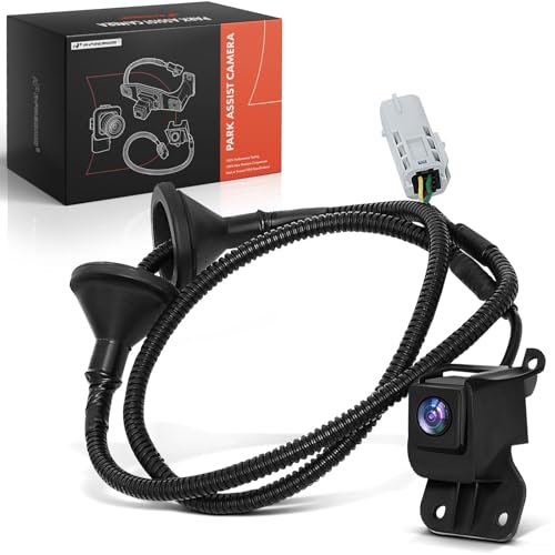Image of A-Premium Rear View Backup Camera Compatible with Chevrolet, GMC & Cadillac | Parking Camera for Silverado 1500, Tahoe, Suburban 1500, Sierra 1500, Yukon XL 1500, Escalade ESV