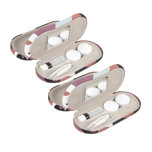 Étui double pour lunettes de vue et soleil Abaodam boîte rigide lot de 2