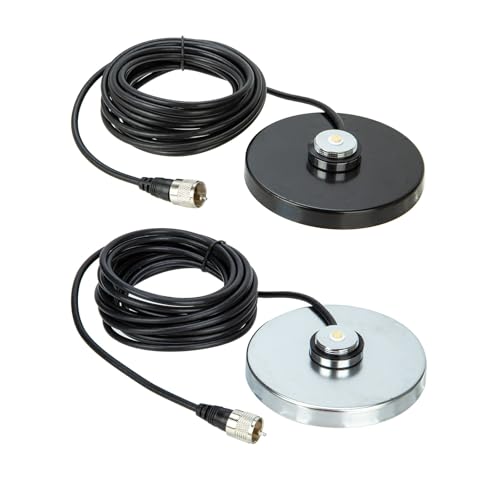 Antenas de 12 cm con ventosa y cable coaxial de 5m para aumento de señales QYT 6