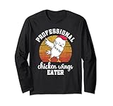 Photo Gallery professional chicken wings eater funny chicken nuggets lover maglia a manica Photo Gallery professional chicken wings eater funny chicken nuggets lover maglia a manica