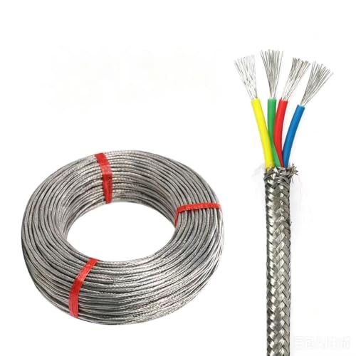 Cable blindado de alta temperatura de 4 núcleos para laboratorios y domótica avanzada