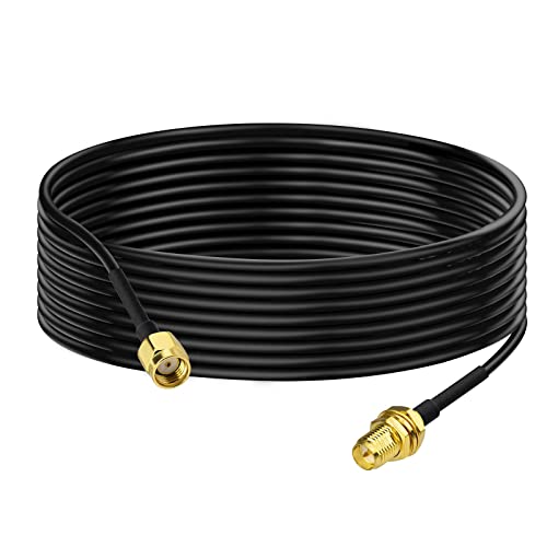 Bingfu   Cable RP SMA alargador de antena WiFi de 3 m adaptador de RP SMA macho a hembra RG174 para extensión Telesurveillance Router WiFi Cámara Seguridad IP Tarjeta de red inalámbrica Mini PCI