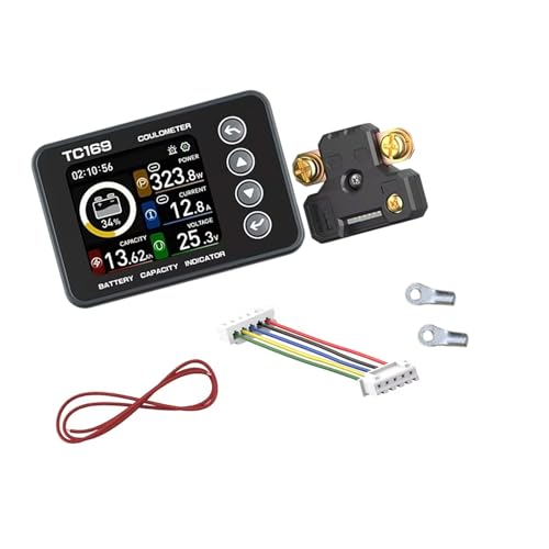 Testeur de capacité de batterie pour éviter les pannes avec alarme LCD