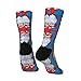 XZDZDX Witching Hourhappy Polyester Mid-Calf Socks 2 Black-2 for Unisex - Skin-Friendly Elastic Fashion Crew Socks