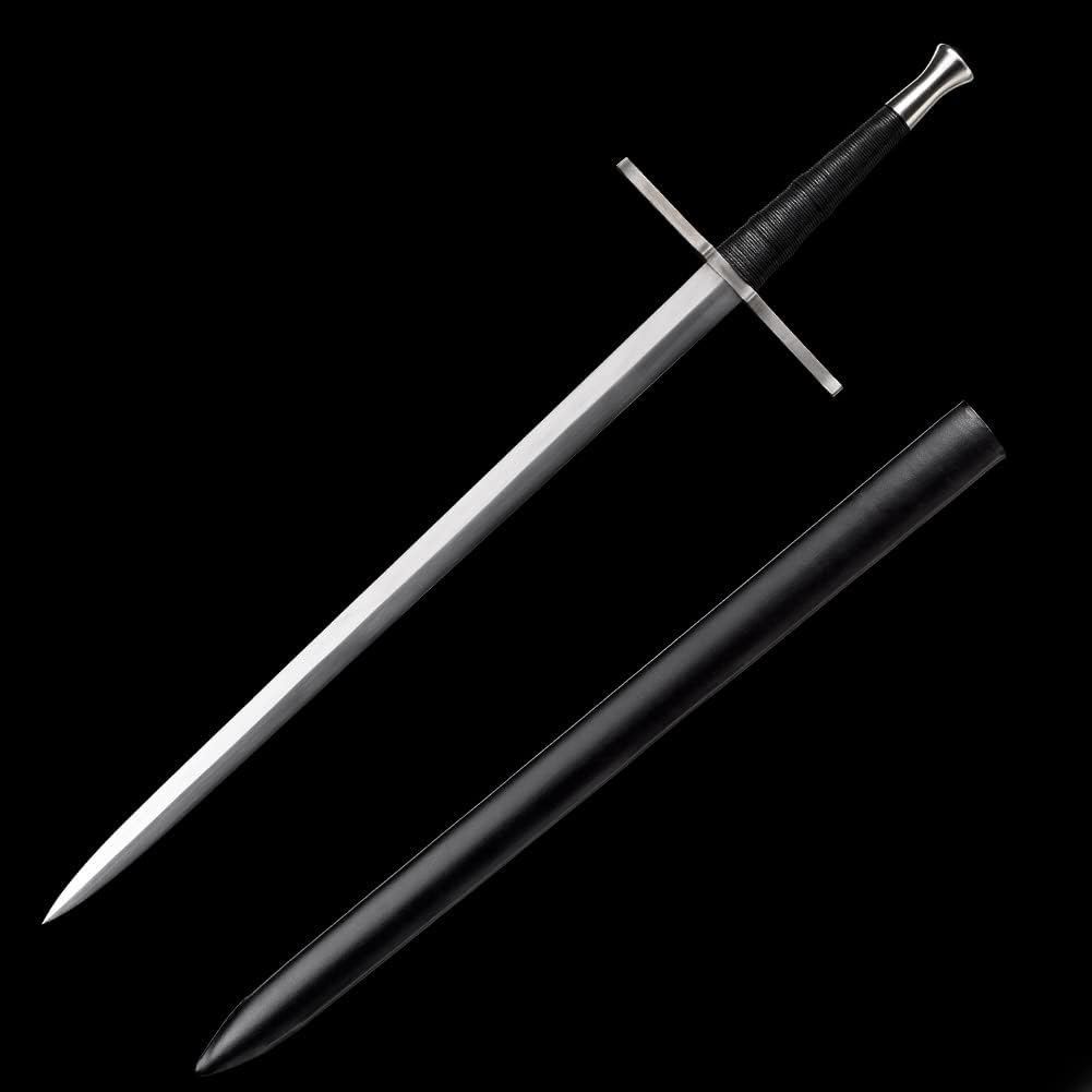 YONG XIN SWORD-Sword, Handmade, Practical, 1095 Carbon Steel,Full Tang, Sharp, Scabbard