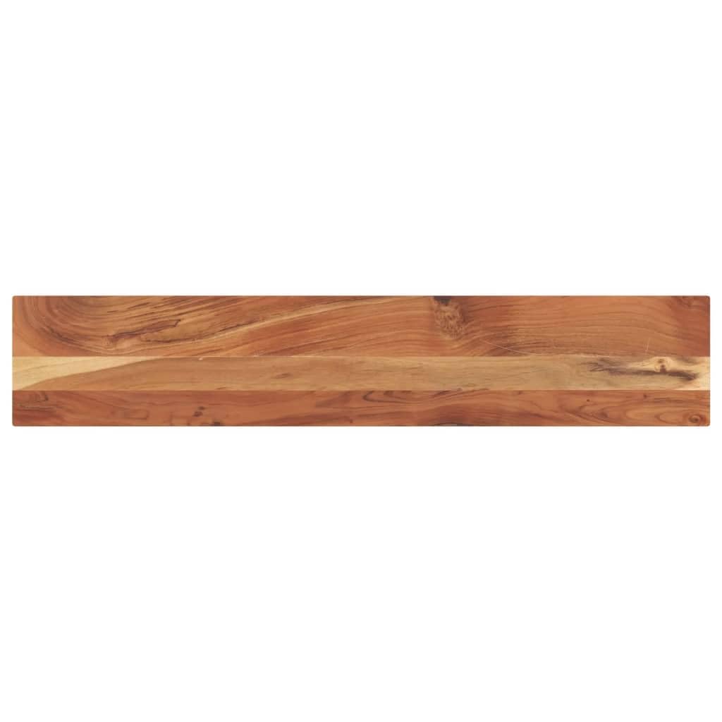 vidaXL Piano Tavolo 140x40x2,5 cm Rettangolare Legno Massello Acacia, Piano per Tavolo Rettangolare, Piano Tavolo in Legno, Piano per Tavolo da Pranzo