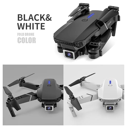 Image of Drone with Dual 4K Camera for Adults | WiFi FPV RC Quadcopter with 1 Batteries | Live Video, Altitude Hold, 360 Flip, Headless Mode, One Key Takeoff & Carry Case for Kids and Adults