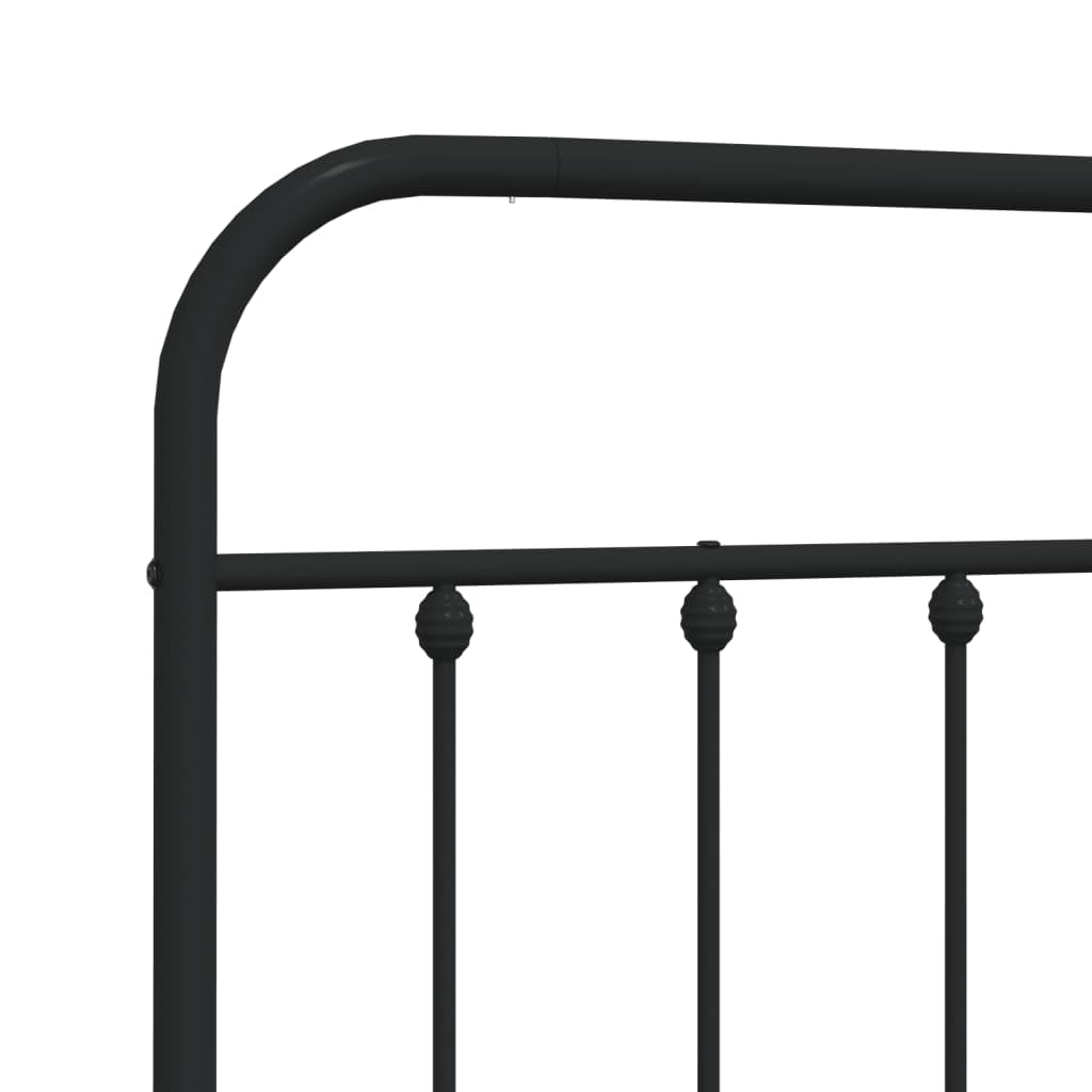 ShGaxin Cabecero de Metal Negro 150 cm, Cabeceros Cama, Cabeceros Moderno, Cabezales Cama, Muebles Habitacion, Cama Cabeza, Mueble Cabecero - 352612