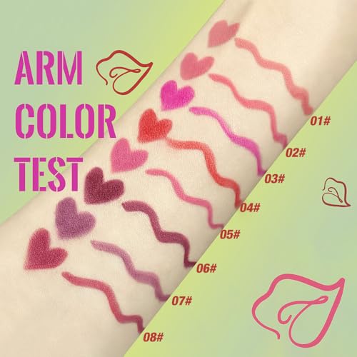 Image of evpct Dark Wine Red Triangle Lip Liner Pencil Stick for Women, Retractable Lips Liner Pen Triangle Tip for Sculpting Filling Plumping, Longwear Lipliners Pencil Vegan Cruelty Free Lip Filler Plumper
