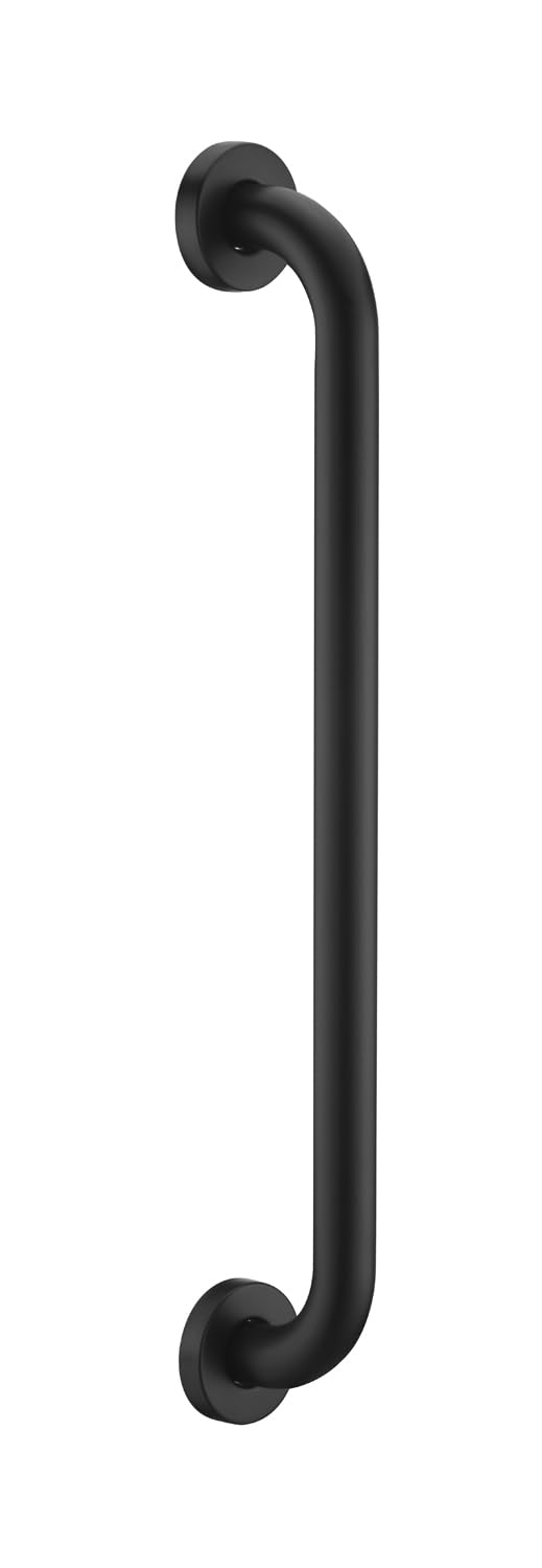 Matte Black Bathroom Grab Bar - 304 Stainless Steel Safety Handle For Toilet, Shower, Bathtub - View #3