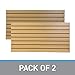 SSWBasics 4 ft x 2 ft Horizontal Maple Slatwall Easy Organizer Panels (24