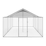 IDMarket - Voliere 18 m² Gitterpark 6 x 3 M Hühnergehege für Hinterhoftiere