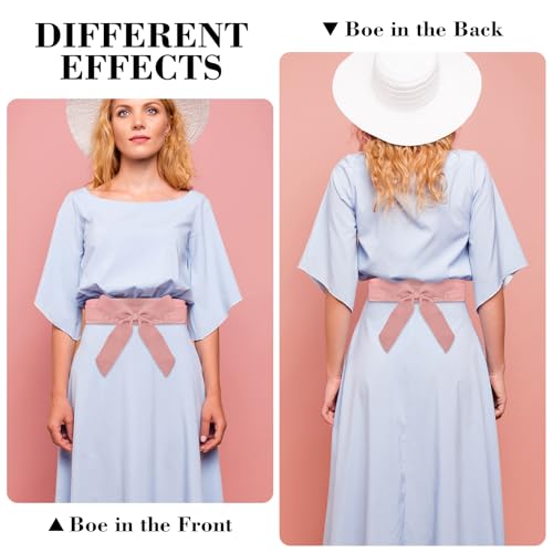 Ladies Satin Pink Waist Belts 79x2Inch Satin Scarf Belts Sash Necktie Neck Choker Solid Color Narrow Ribbon Long Sash Belt for Bridal Wedding Bridesmaid Prom Formal Special Occasion Dresses4