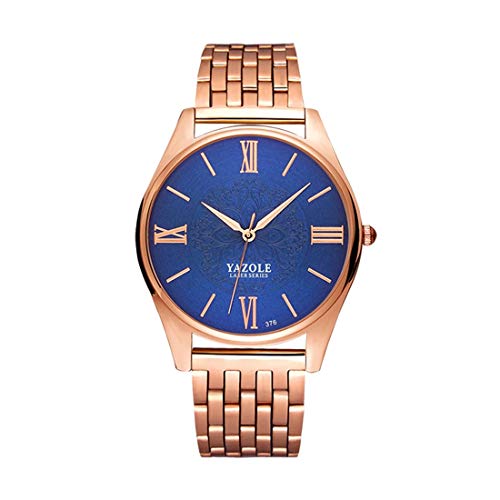 Montre homme bleu LULI Design idéale du bureau aux sorties décontractées du week-end